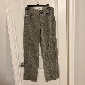 Leopard Print Women Jeans Universal Threads